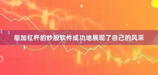 能加杠杆的炒股软件成功地展现了自己的风采
